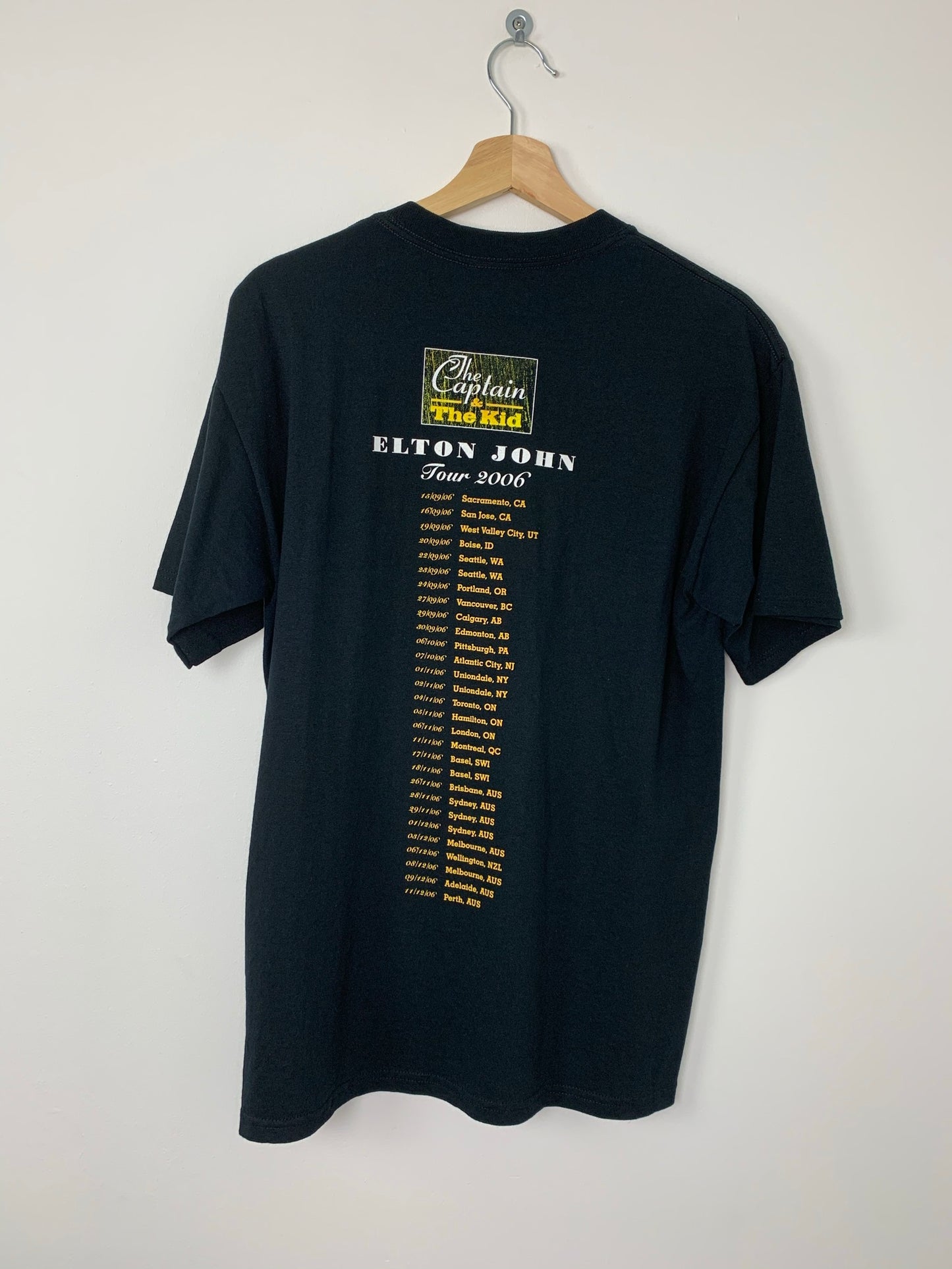Elton John The Captain & The Kid 2006 Tour T-Shirt