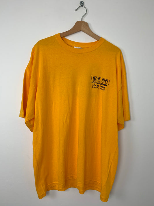 Bon Jovi Lost Highway 2007 Tour Local Crew (Yellow)