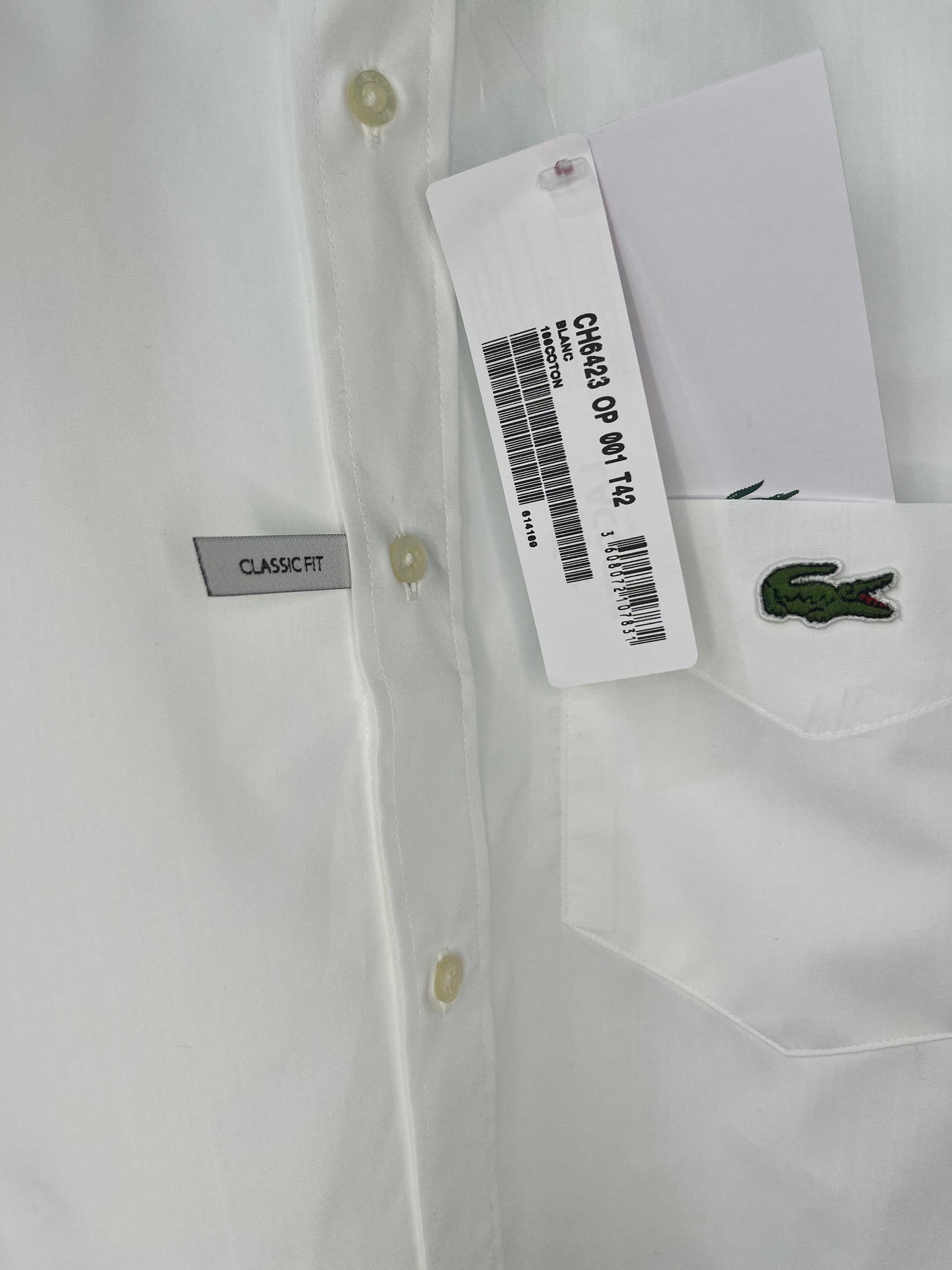 Lacoste Men's Classic Fit Oxford Cotton Shirt