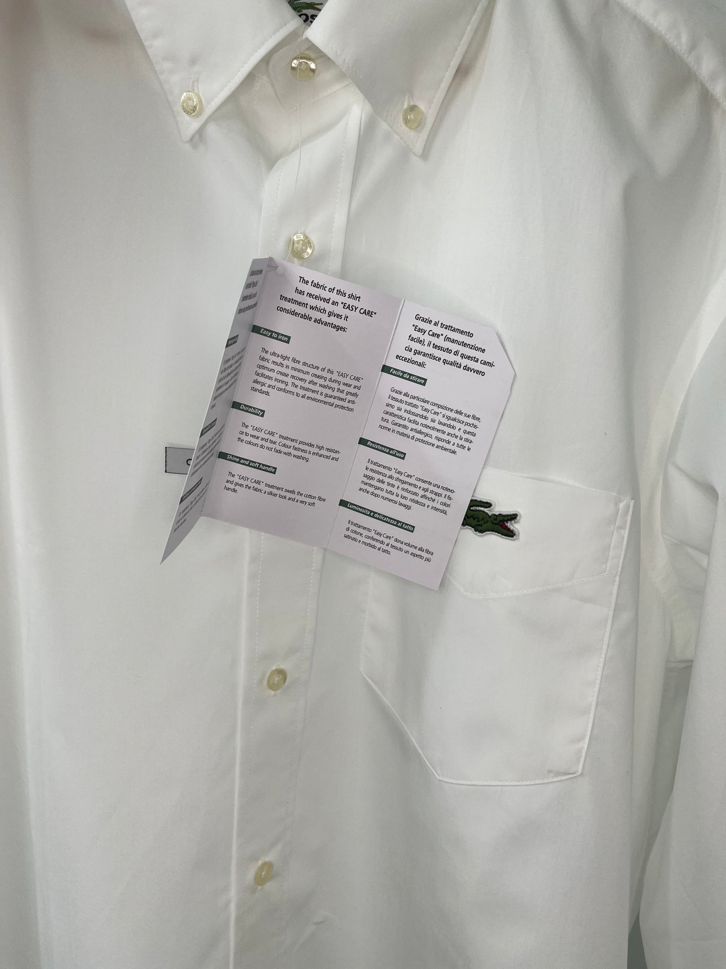 Lacoste Men's Classic Fit Oxford Cotton Shirt