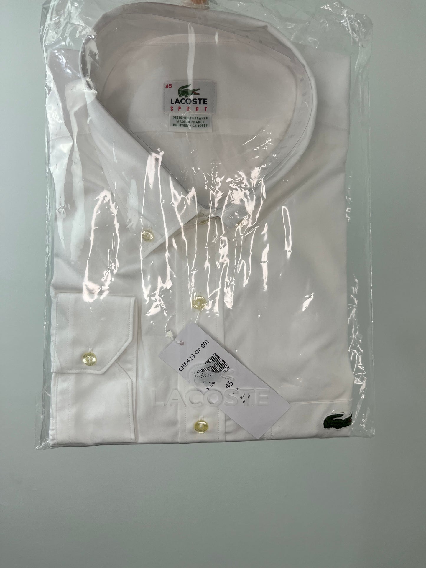 Lacoste Men's Classic Fit Oxford Cotton Shirt