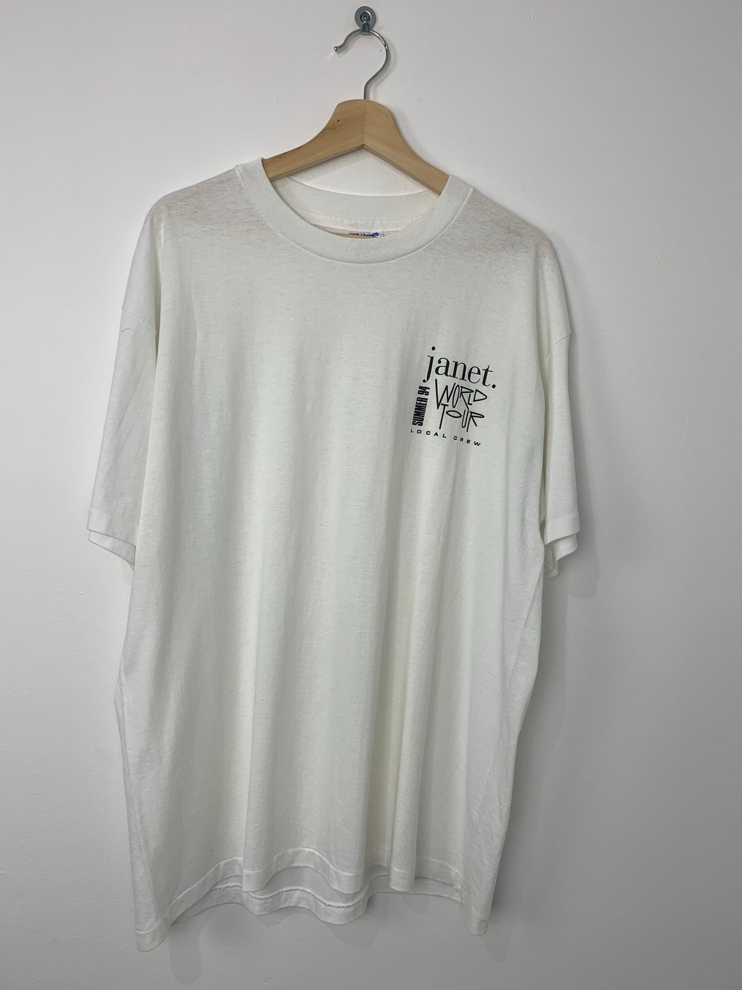 Janet Jackson World Tour Summer ‘94 Local Crew T-Shirt