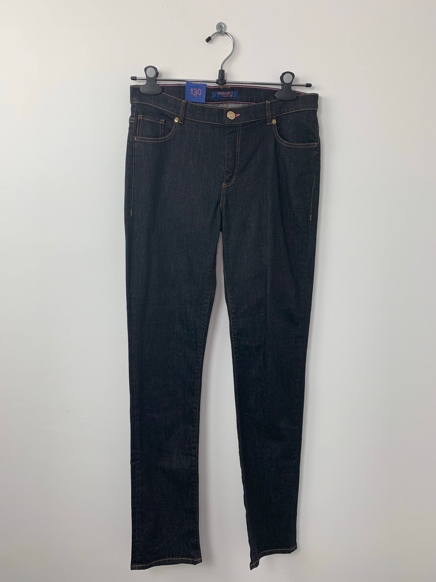 Trussardi Jeans 105 Skinny Rinse Washed Black