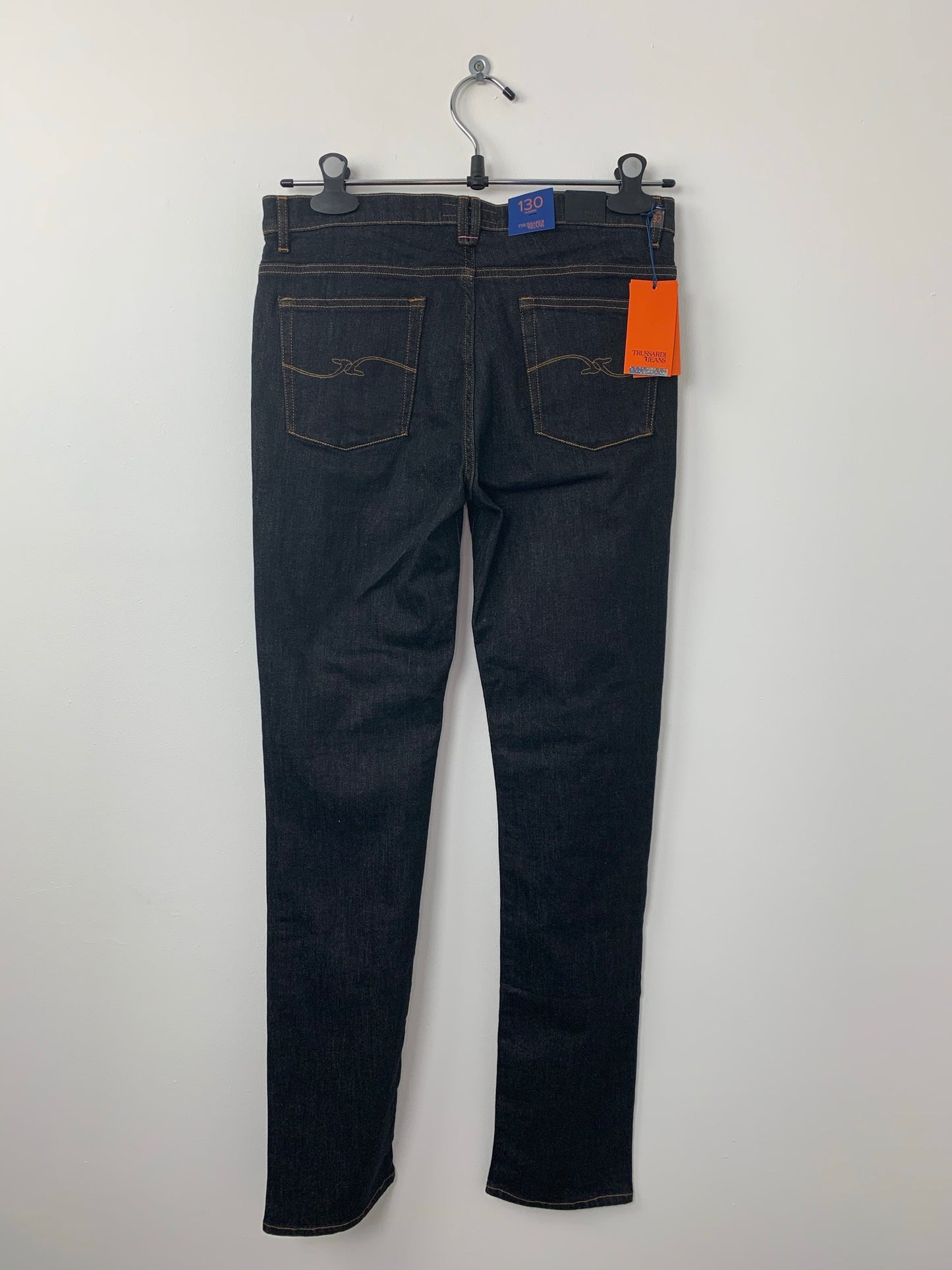 Trussardi Jeans 105 Skinny Rinse Washed Black